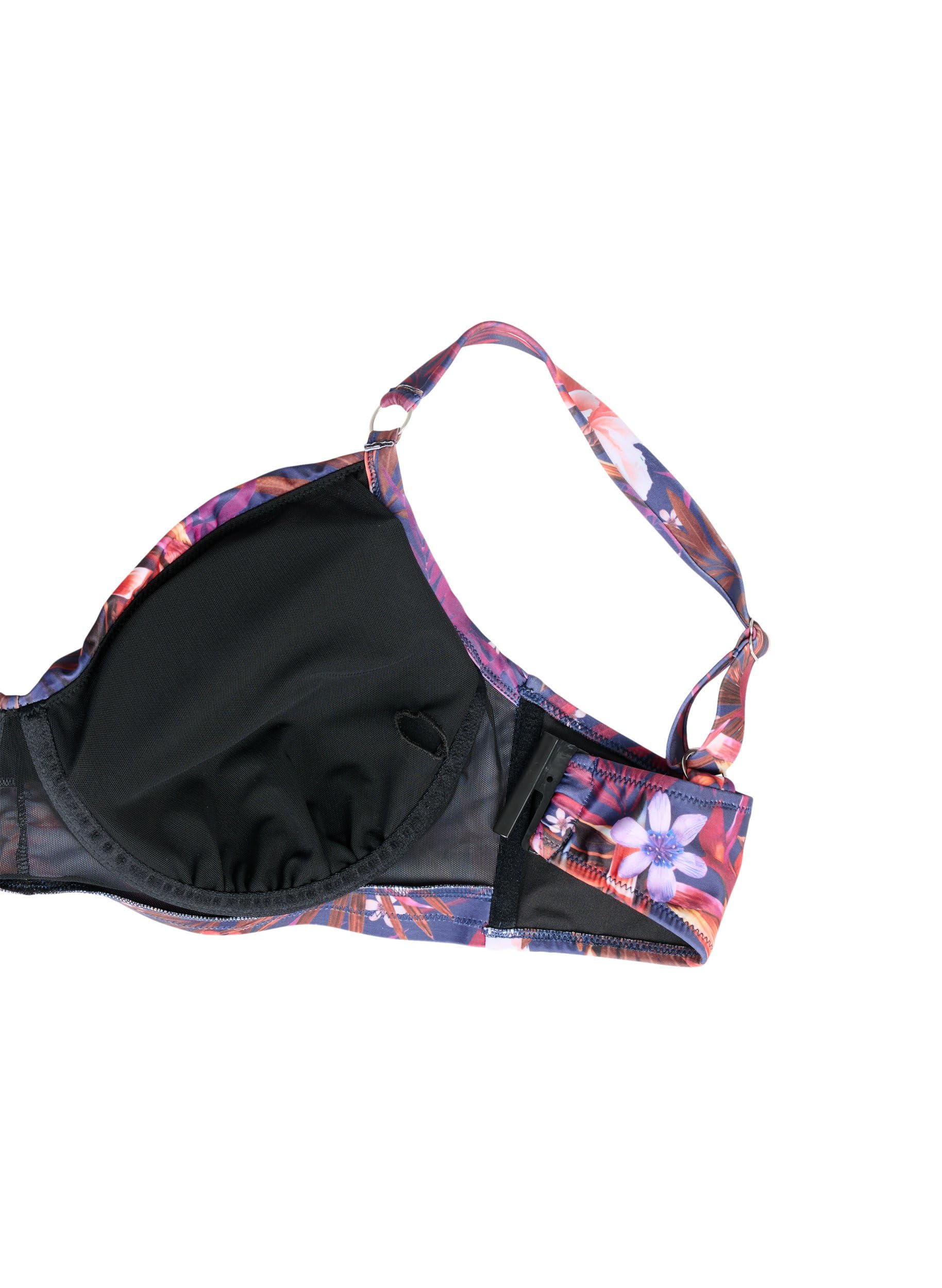 Swim by Zizzi Bikini BH Print Bügel Große Größen