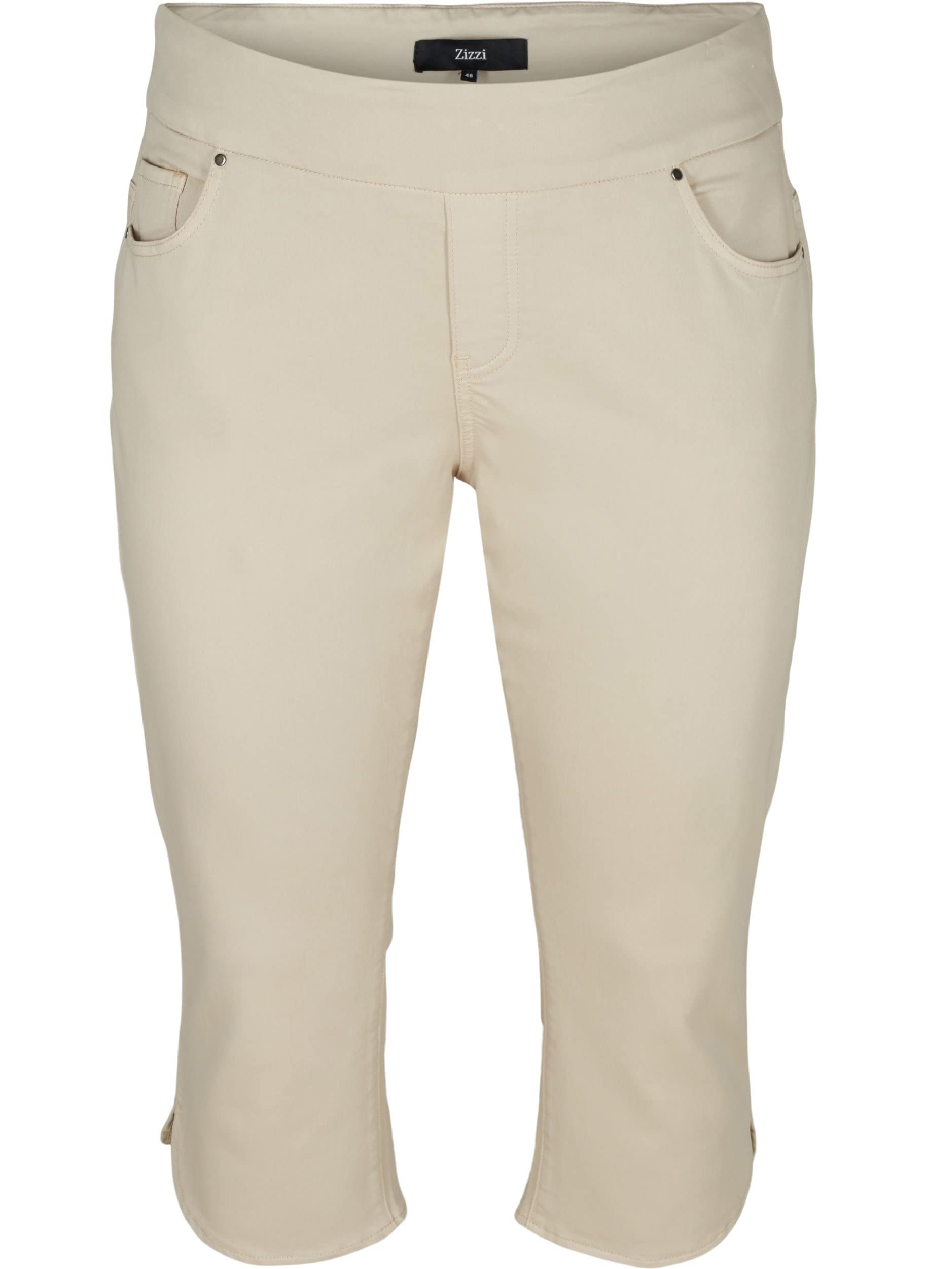 Zizzi Trousers & Leggings Caprihose Rainy Day 46-48 Baumwolle