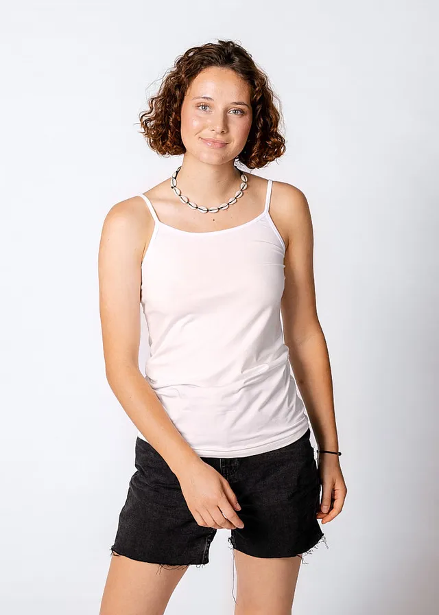 Wijld Spaghetti Top Bright White Damen Top weiß
