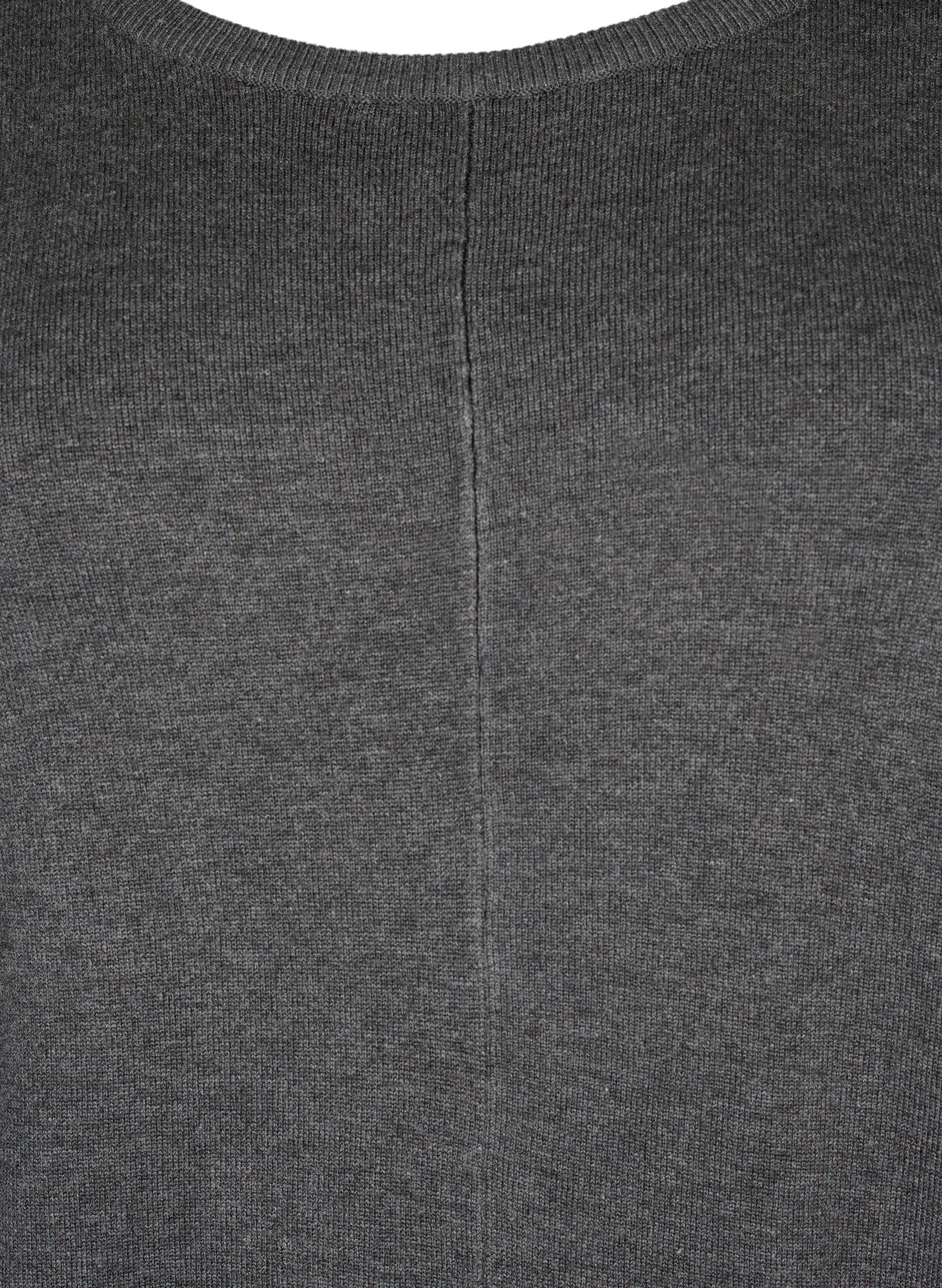 Zizzi Strickpullover Langarm Viskose Tunika Ecovero