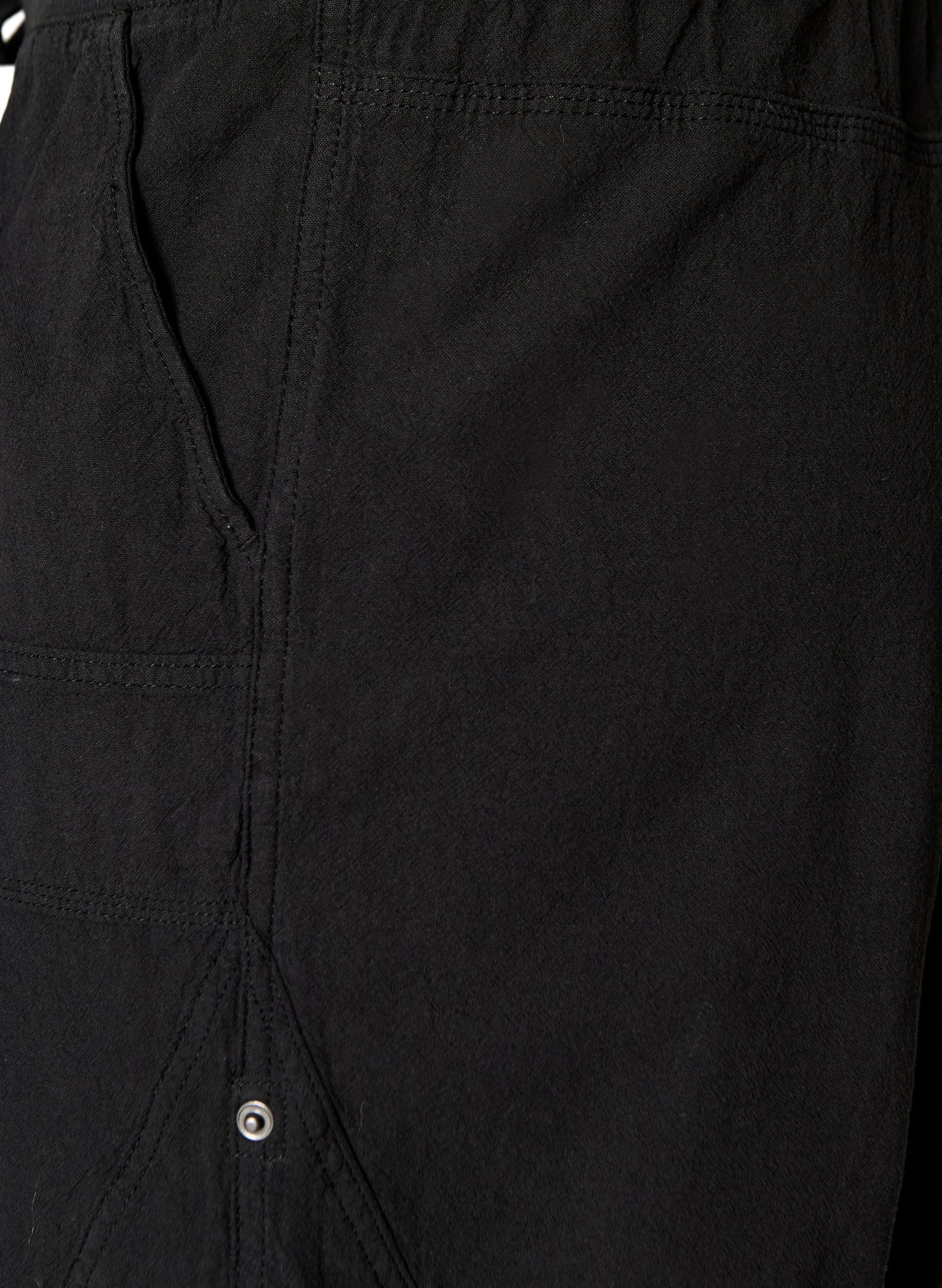 Zizzi Shorts Baumwolle Taschen Kordelzug Navy Blazer