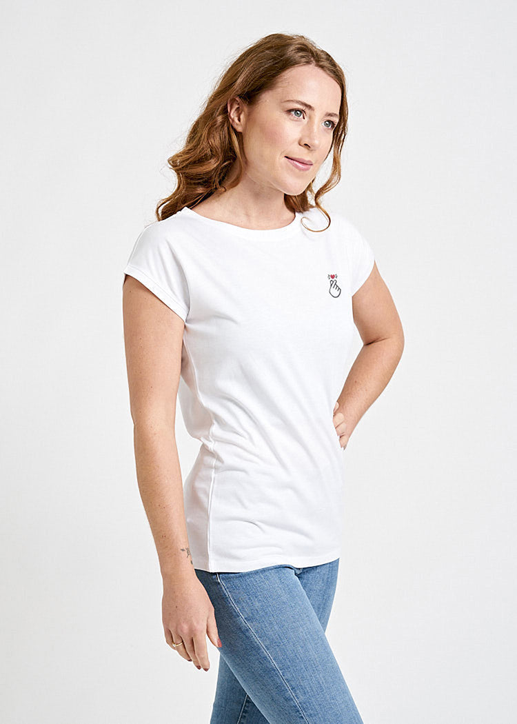 Wijld Elena Heart Sign Woodshirt Damen Lyocell