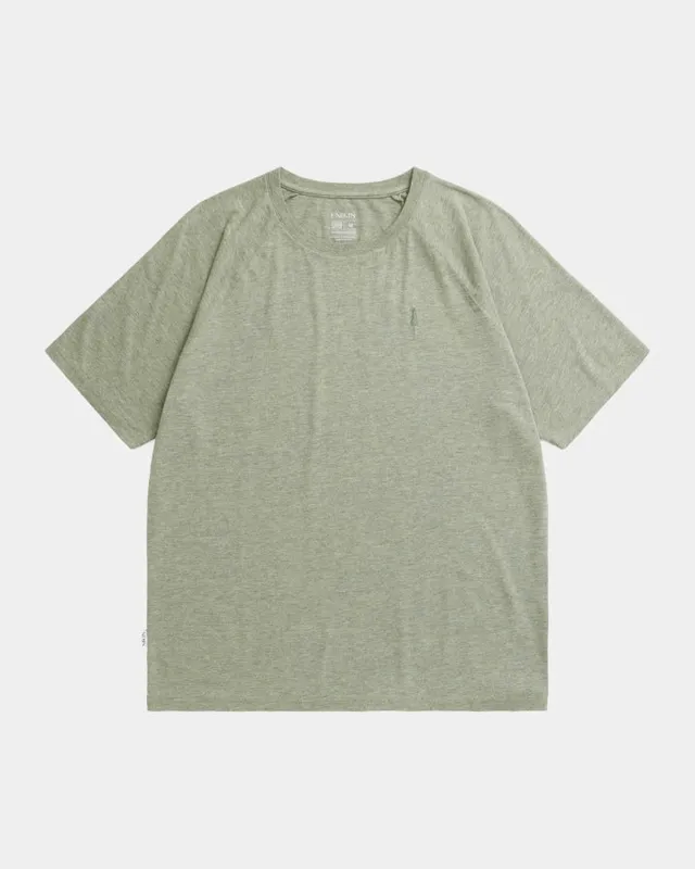 NIKIN TreeShirt Raglan Relaxed T-Shirt Cool Matcha Mel Kaffee
