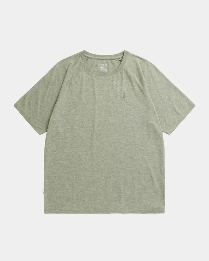 NIKIN TreeShirt Raglan Relaxed T-Shirt Cool Matcha Mel Kaffee
