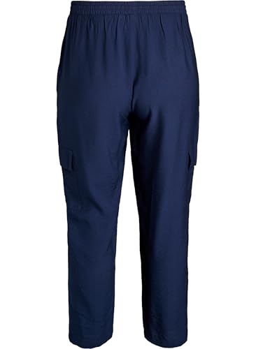 Zizzi Trousers Cargohose Viskose Ecovero Tunnelzug Gr.42-60
