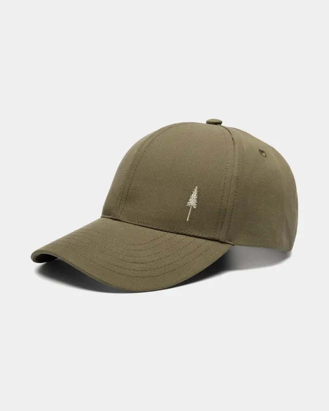 NIKIN TreeCap Baseball Cap Olive Grün Bio-Baumwolle verstellbar