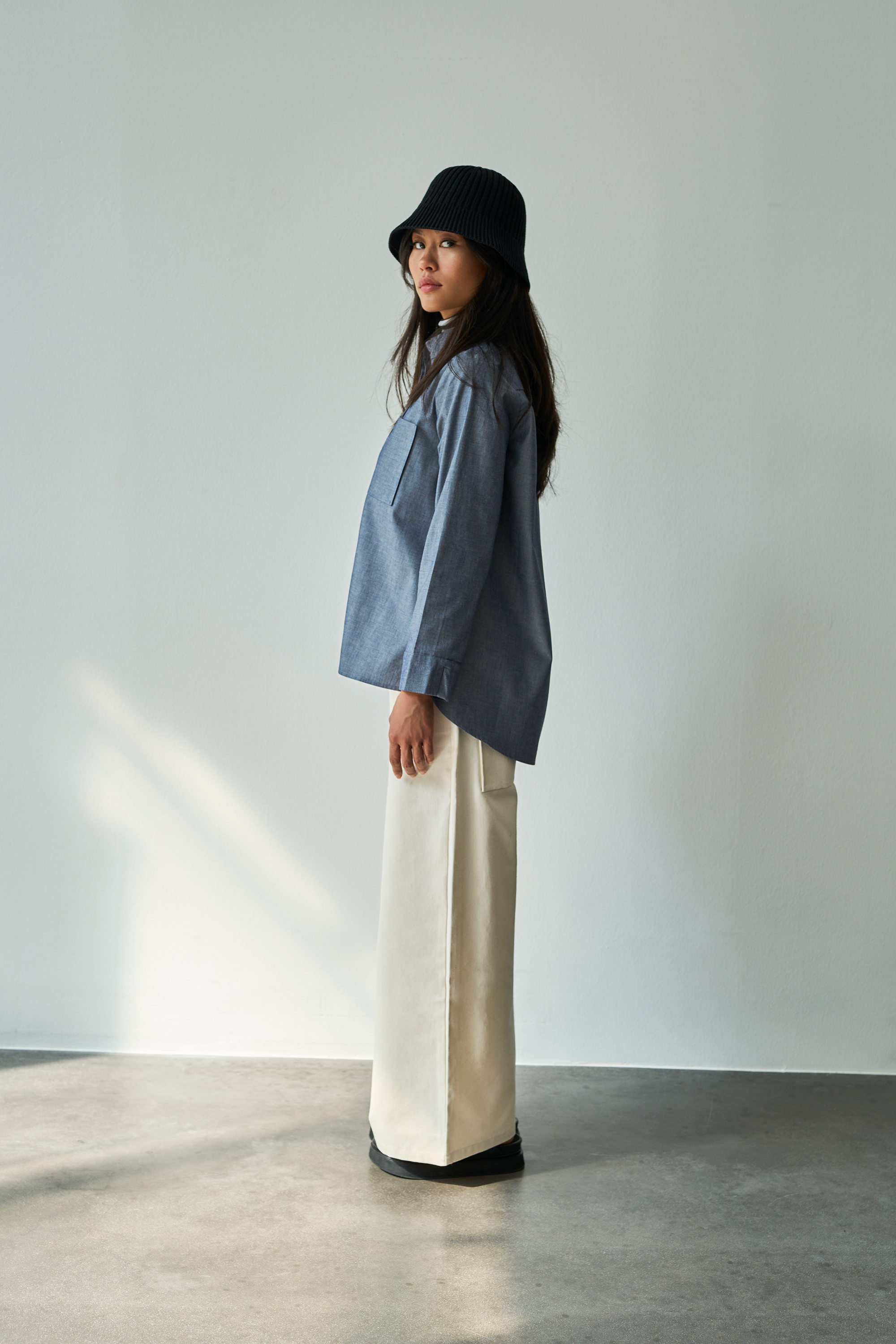 Christiane Strobel Oberteile HELEN Hemdbluse Denim Bio