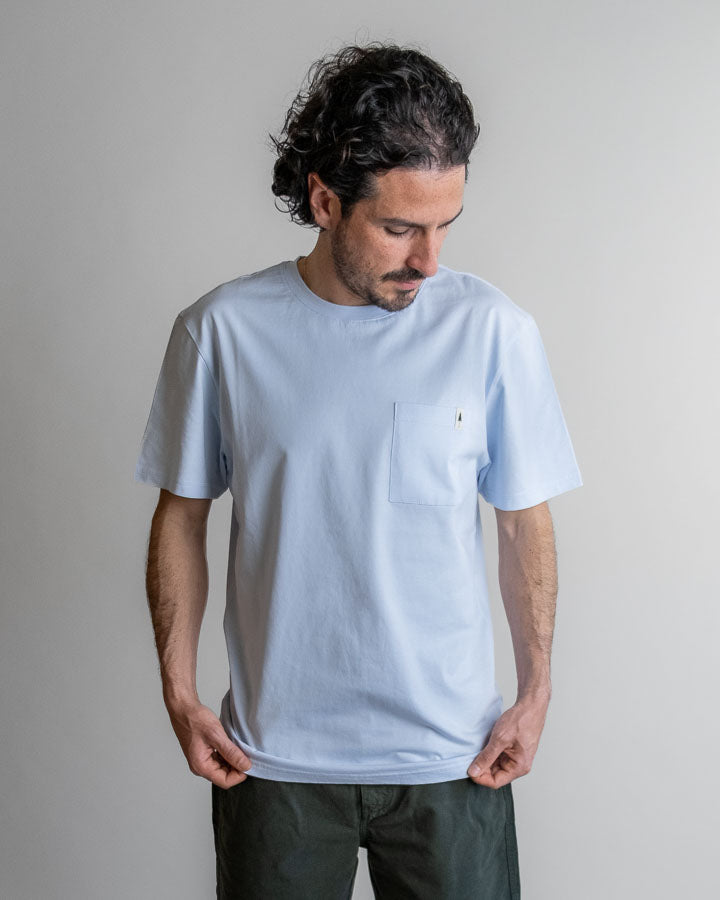 NIKIN TreeShirt Pocket T-Shirt Arctic Sky Recycling