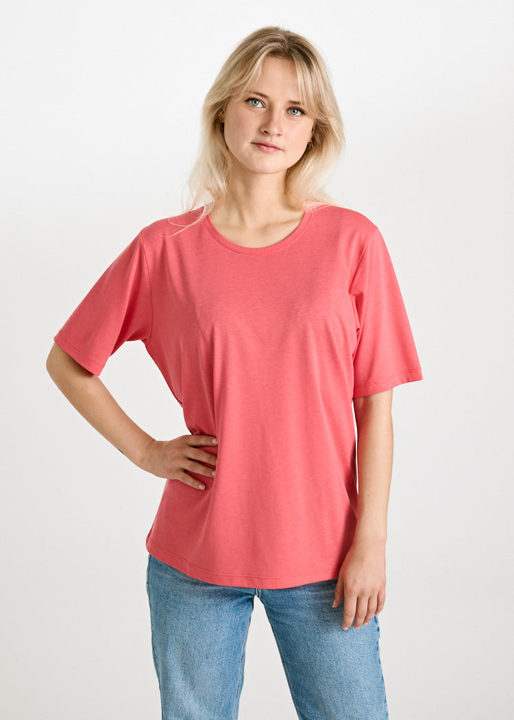 Wijld Tilda Woodshirt Cayenne Damen Motiv T-Shirt Holz