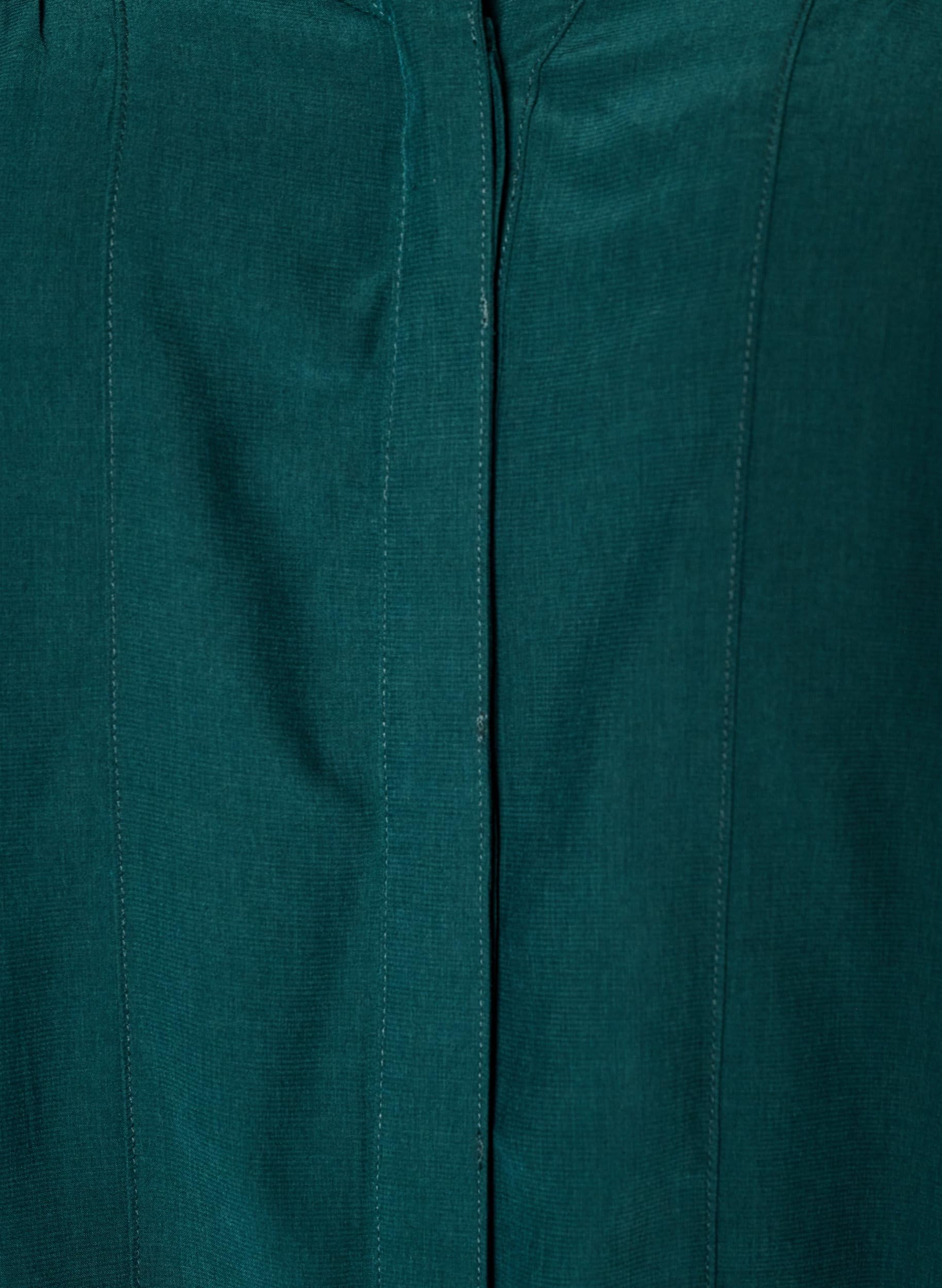 Zizzi Hemdbluse Bluse Lange Ärmel Viskose Rüschenkragen