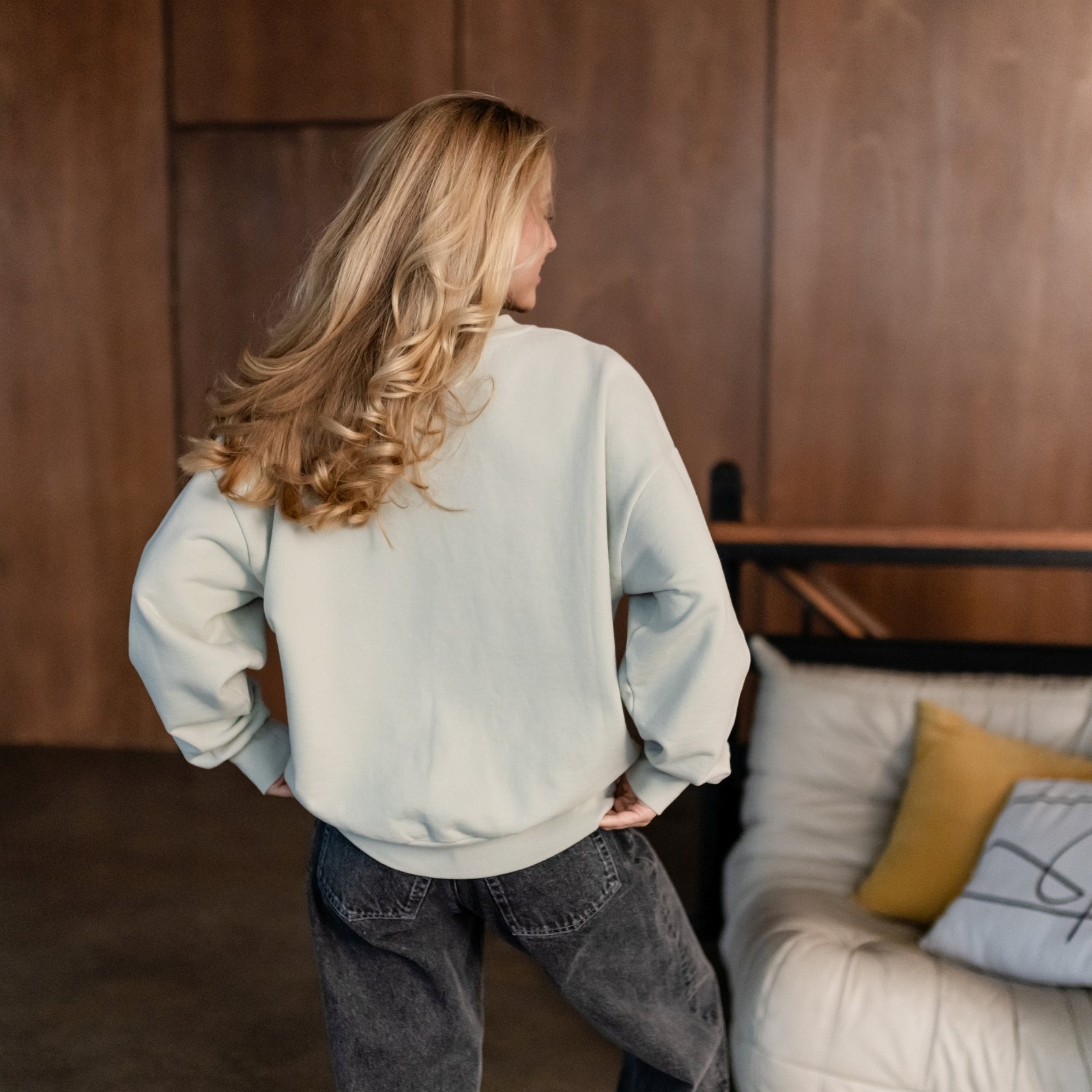 NORDLICHT Jonna Sweater Pullover Grün Bio-Baumwolle