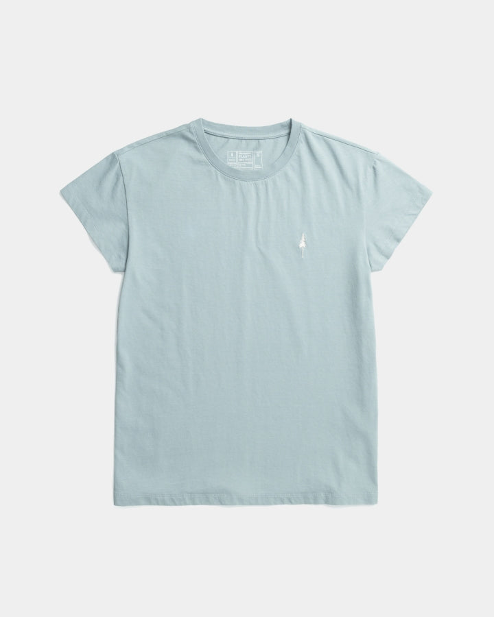 NIKIN TreeShirt T-Shirt Damen Elemental Blue Bio-Baumwolle