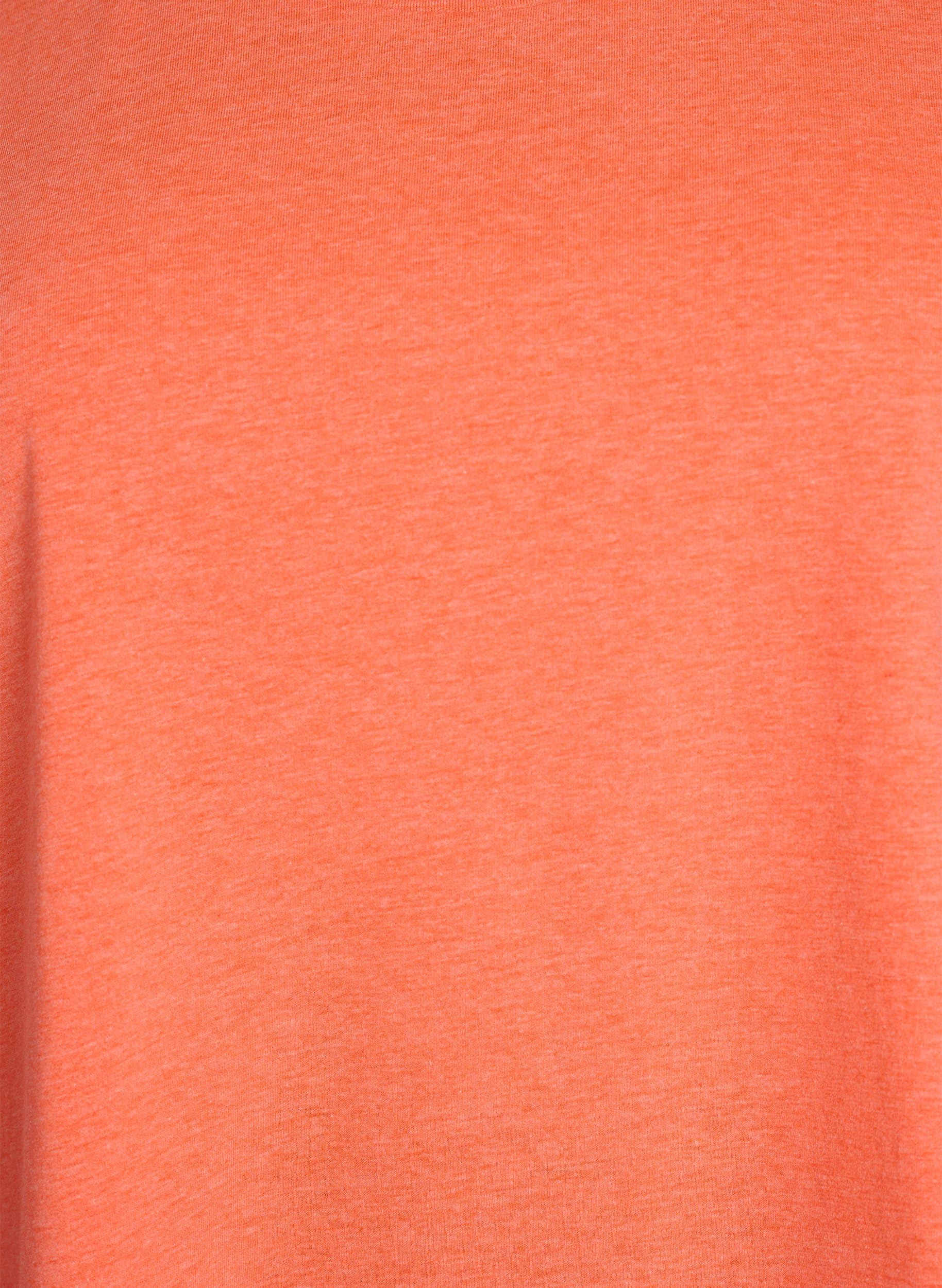 Zizzi T-Shirts Neon T-Shirt Baumwolle Große Größen