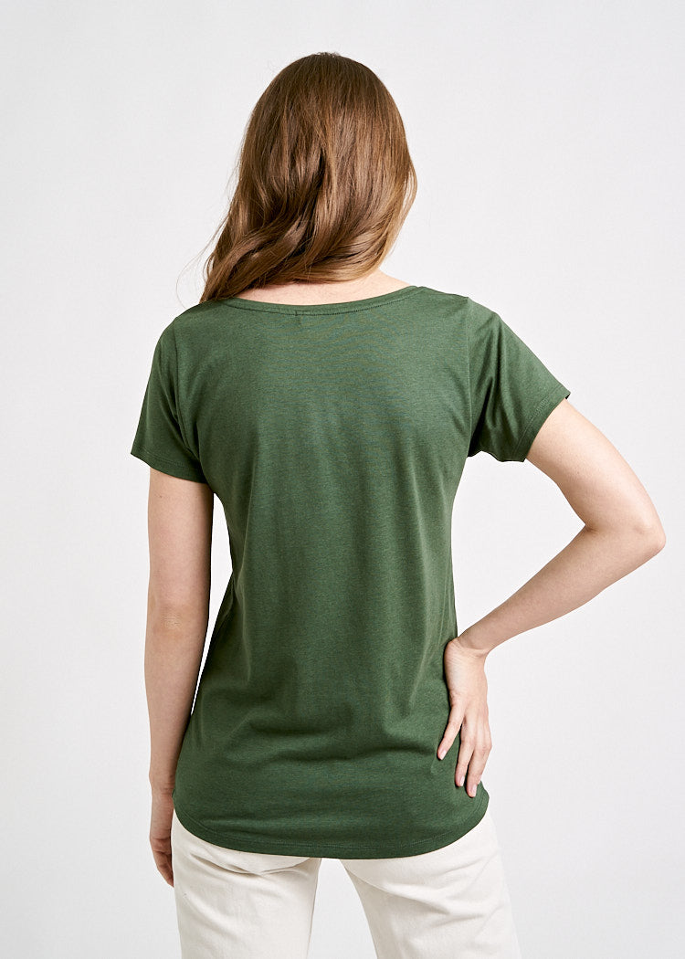Wijld WoodShirt Lena Black Forest Damen Shirt Loose