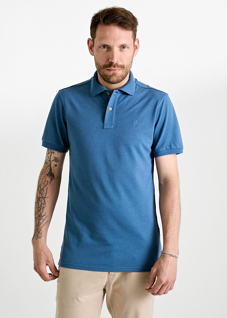 Wijld Paul Polo-Shirt Bijout Blue Slim Regular