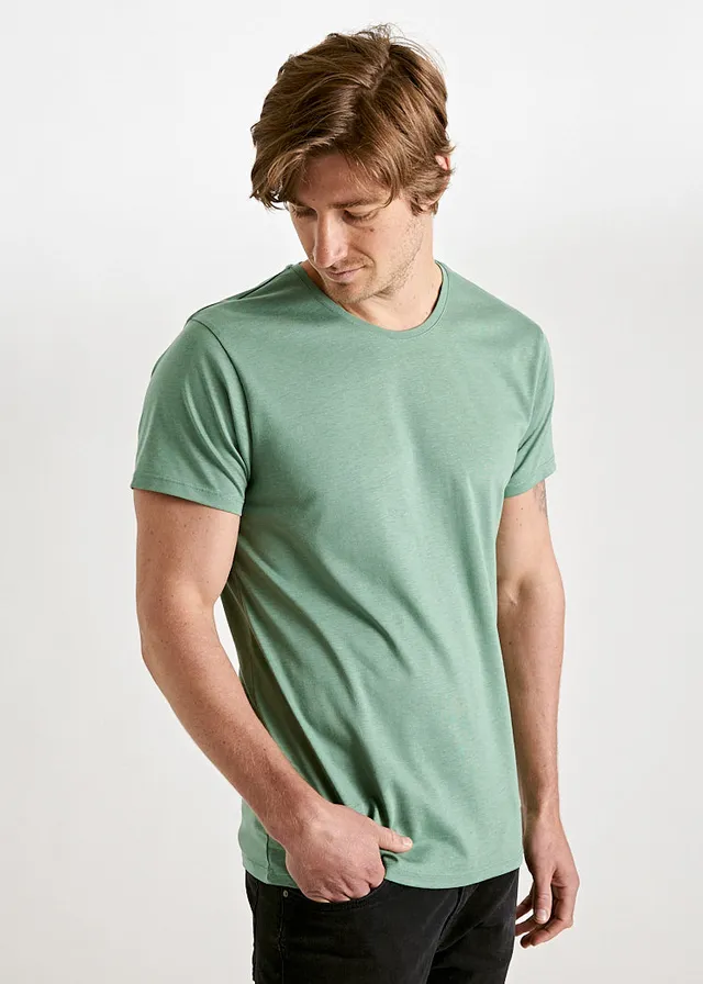 Wijld Woodshirt Alex T-Shirt Herren Comfrey Green