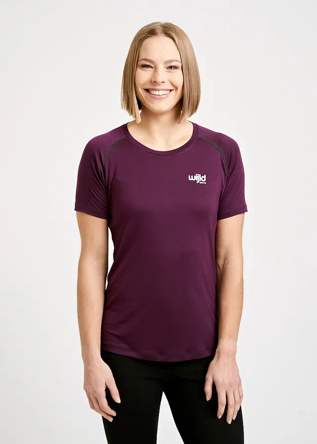 Wijld SportShirt Damen Sportshirt Purple Funktion