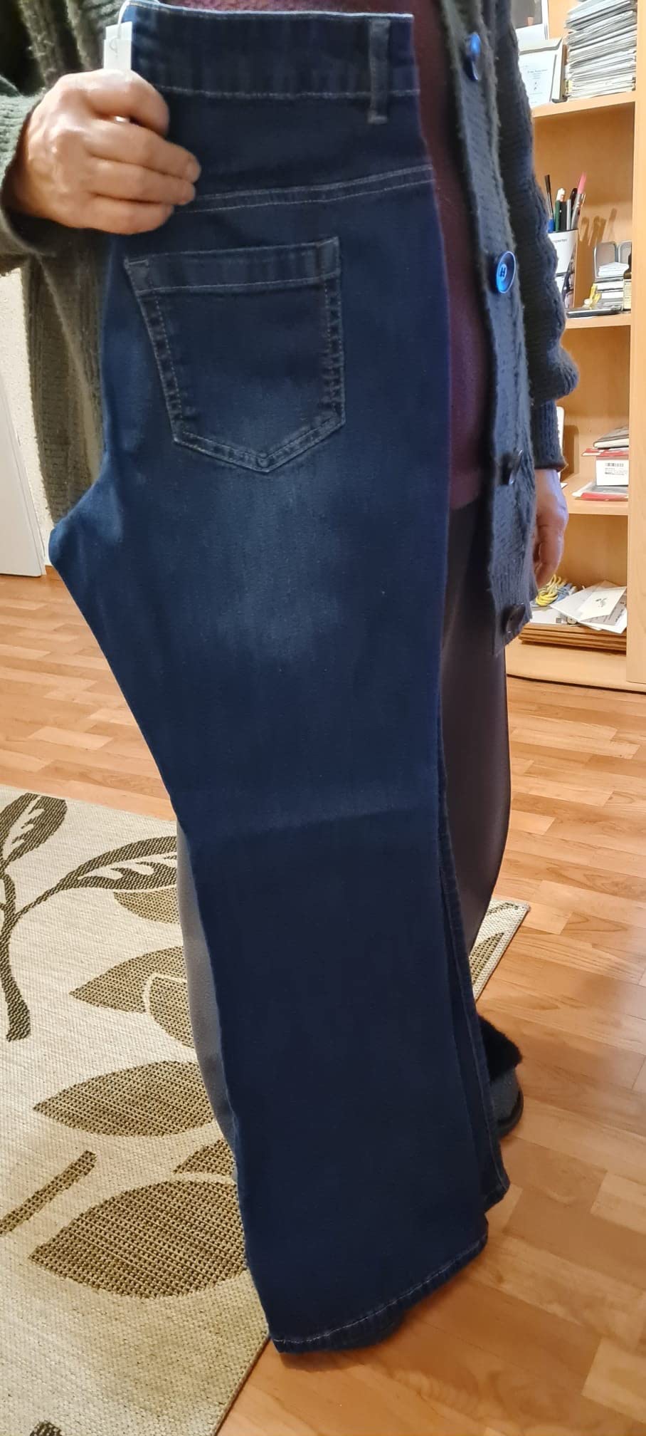 Zizzi Ellen Jeans Bootcut Damen High Waist Plus Size