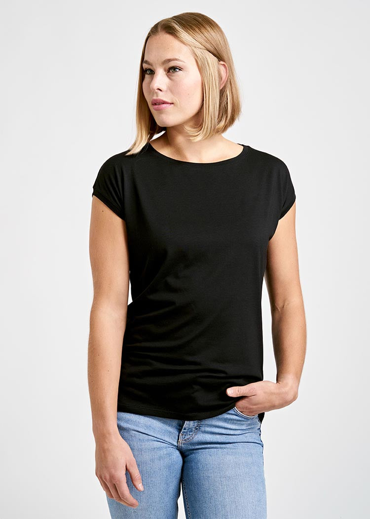 Wijld WoodShirt Elena Black Damen T-Shirt locker