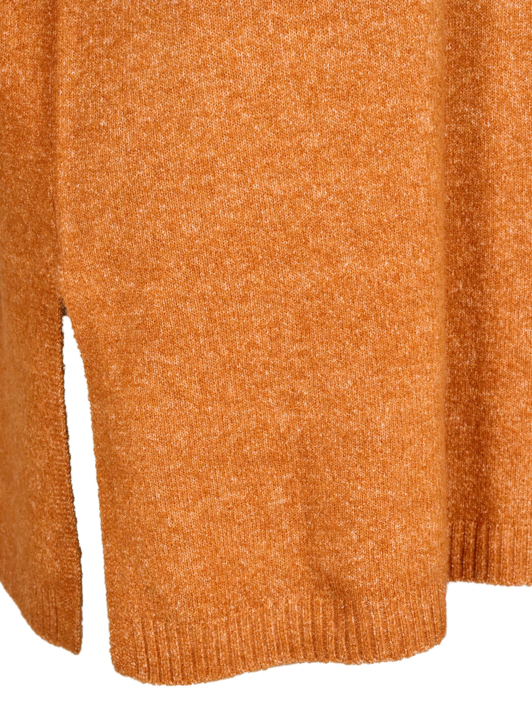 Zizzi Strickbluse Wolle Rundhals Langarm Große Größen