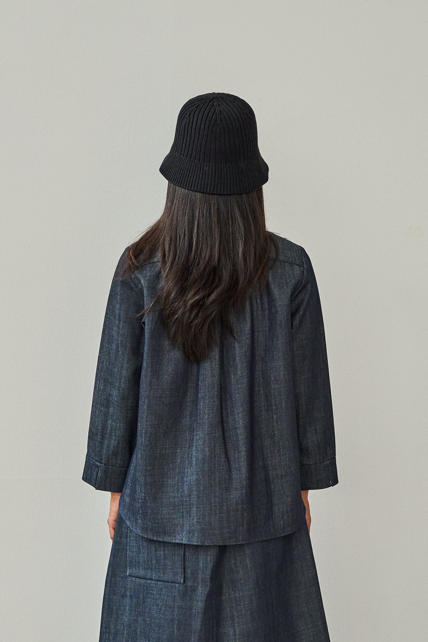 Christiane Strobel CARA Denim Overshirt Bio-Baumwolle Oversized