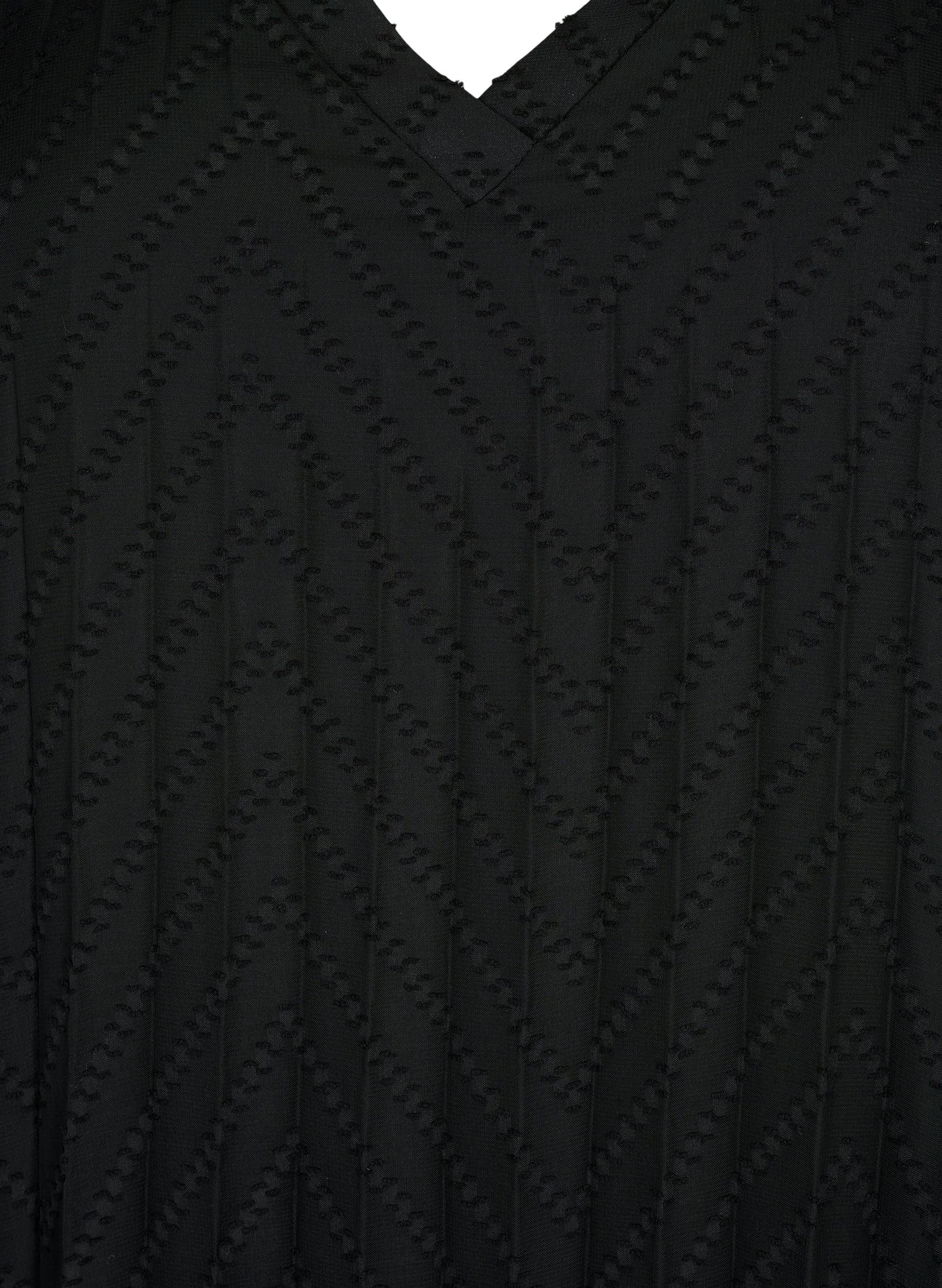 Zizzi Kleid Midi Blumenprint V-Ausschnitt Große Größen