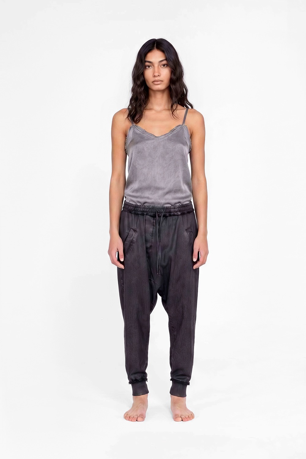 Sanctamuerte Pantaloni BAGGY OVER Hose Baumwolle