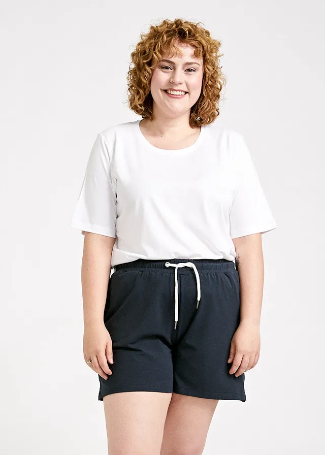 Wijld Jersey Shorts Damen Shorts Carbon Lyocell