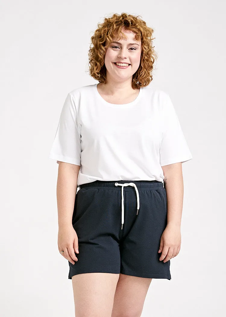 Wijld Jersey Shorts Damen Shorts Carbon Lyocell