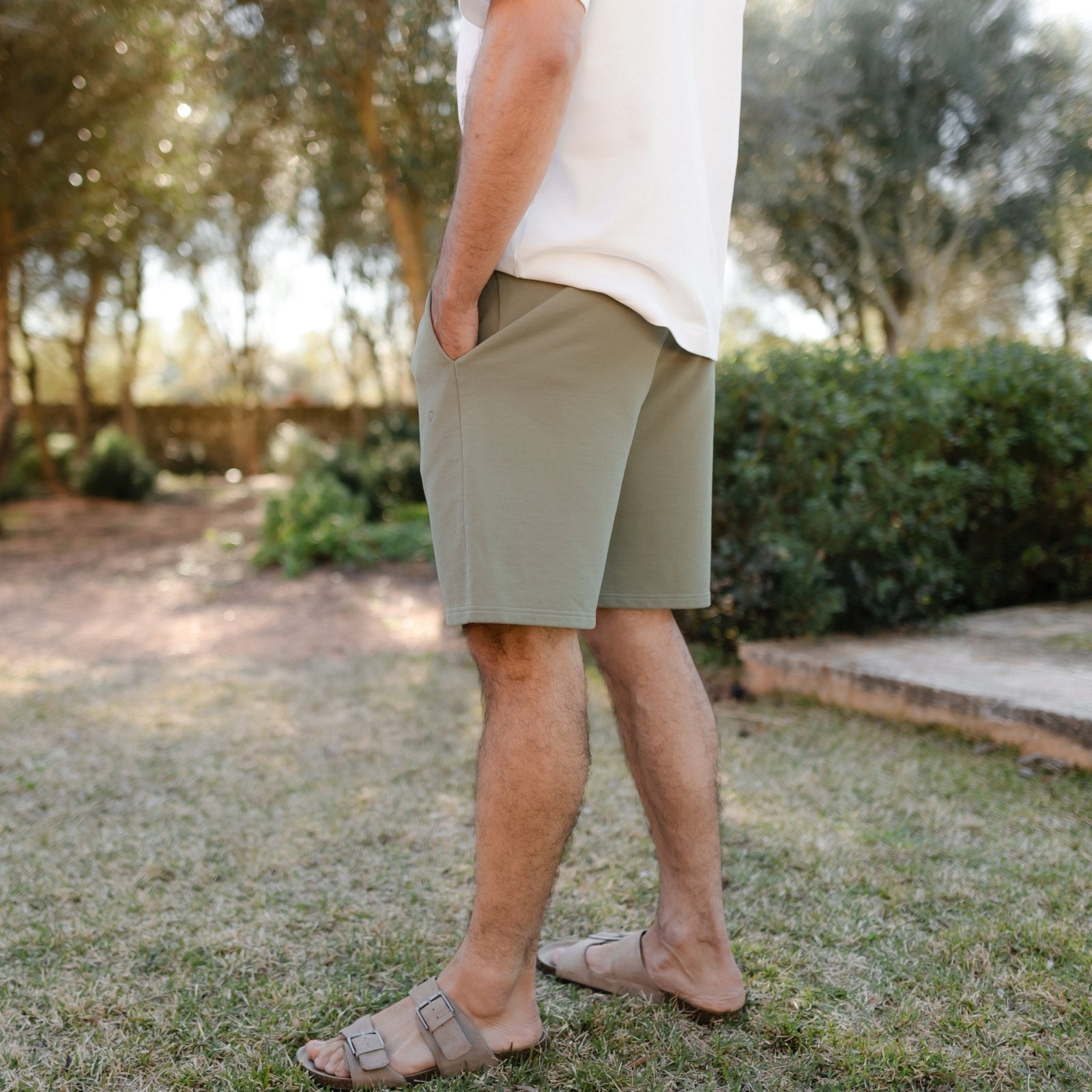 NORDLICHT Jarl Sweat Shorts Herren Grün locker
