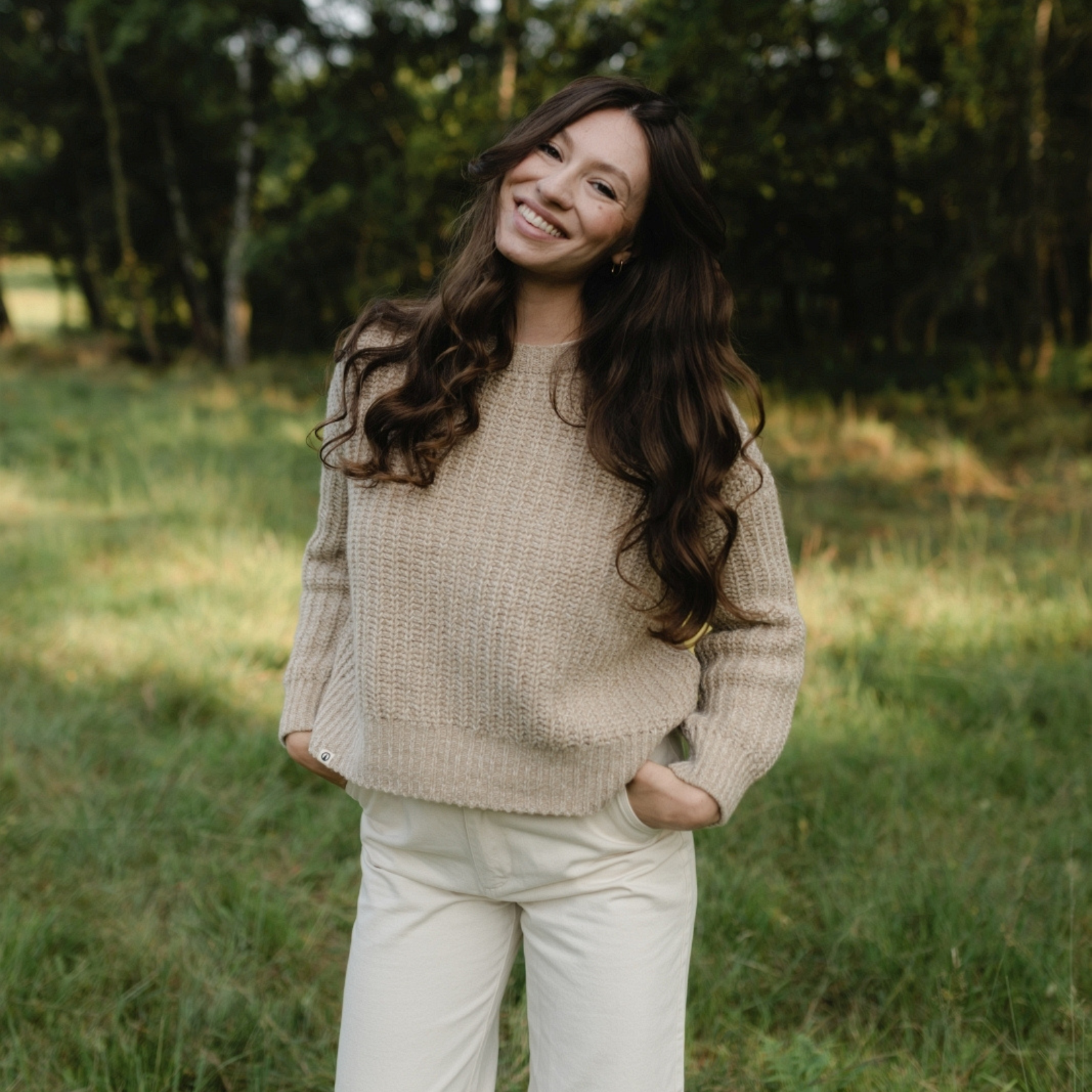 NORDLICHT Mara Wollpullover Natur Recyclingwolle