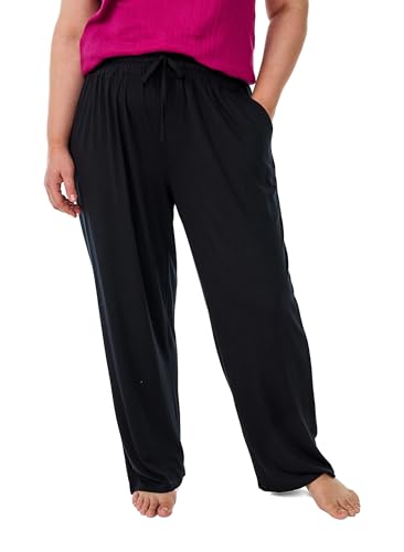 Zizzi Nightwear Schlafhose große Größen 42-44 mit Taschen