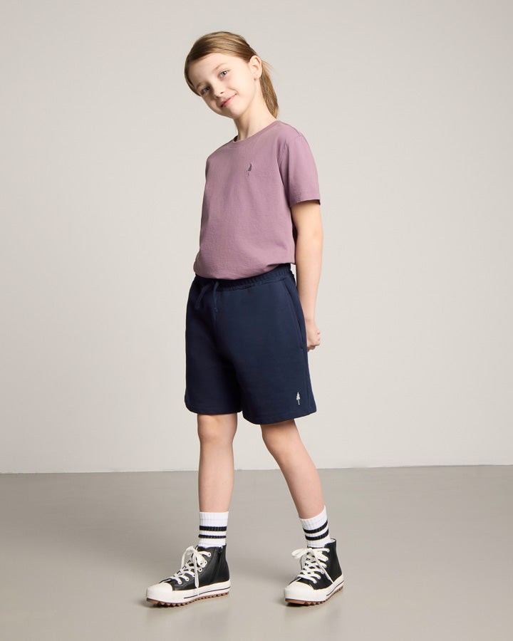 NIKIN TreeShorts Kids Sweatshorts Dark Navy Bio-Baumwolle
