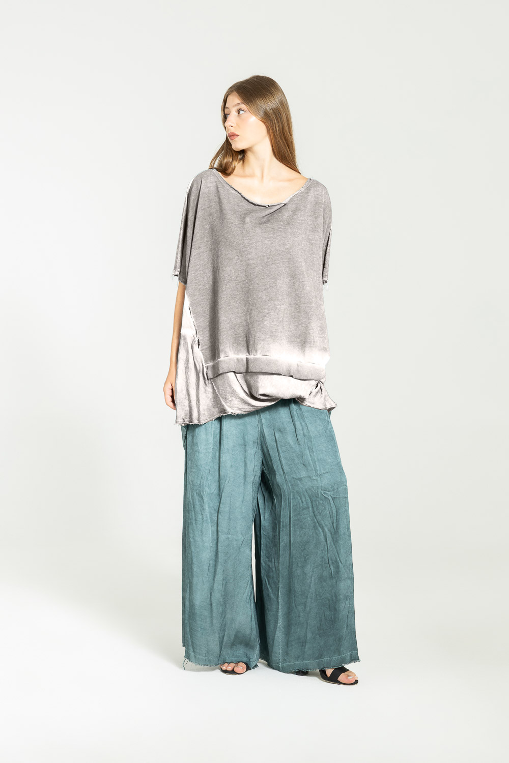 Sanctamuerte Maglieria Maglia Over Sweatshirt Baumwolle Oversize