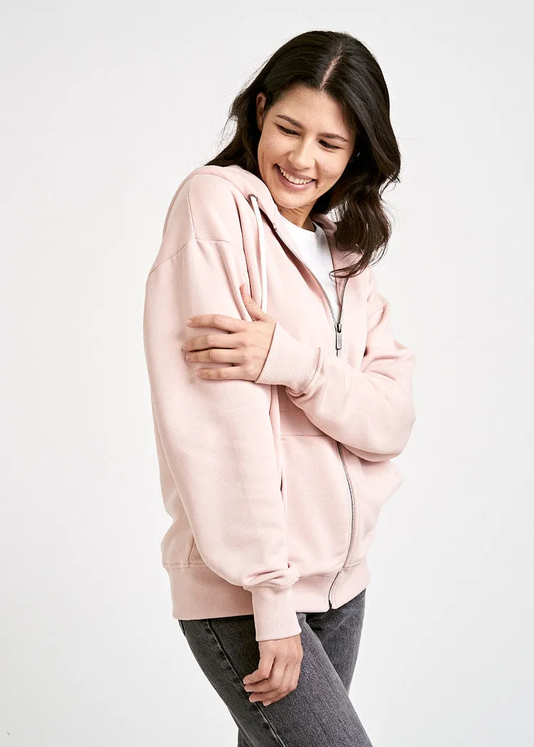 Wijld Sweatjacke Smoked Rose Damen Sweatjacke rosa Holz