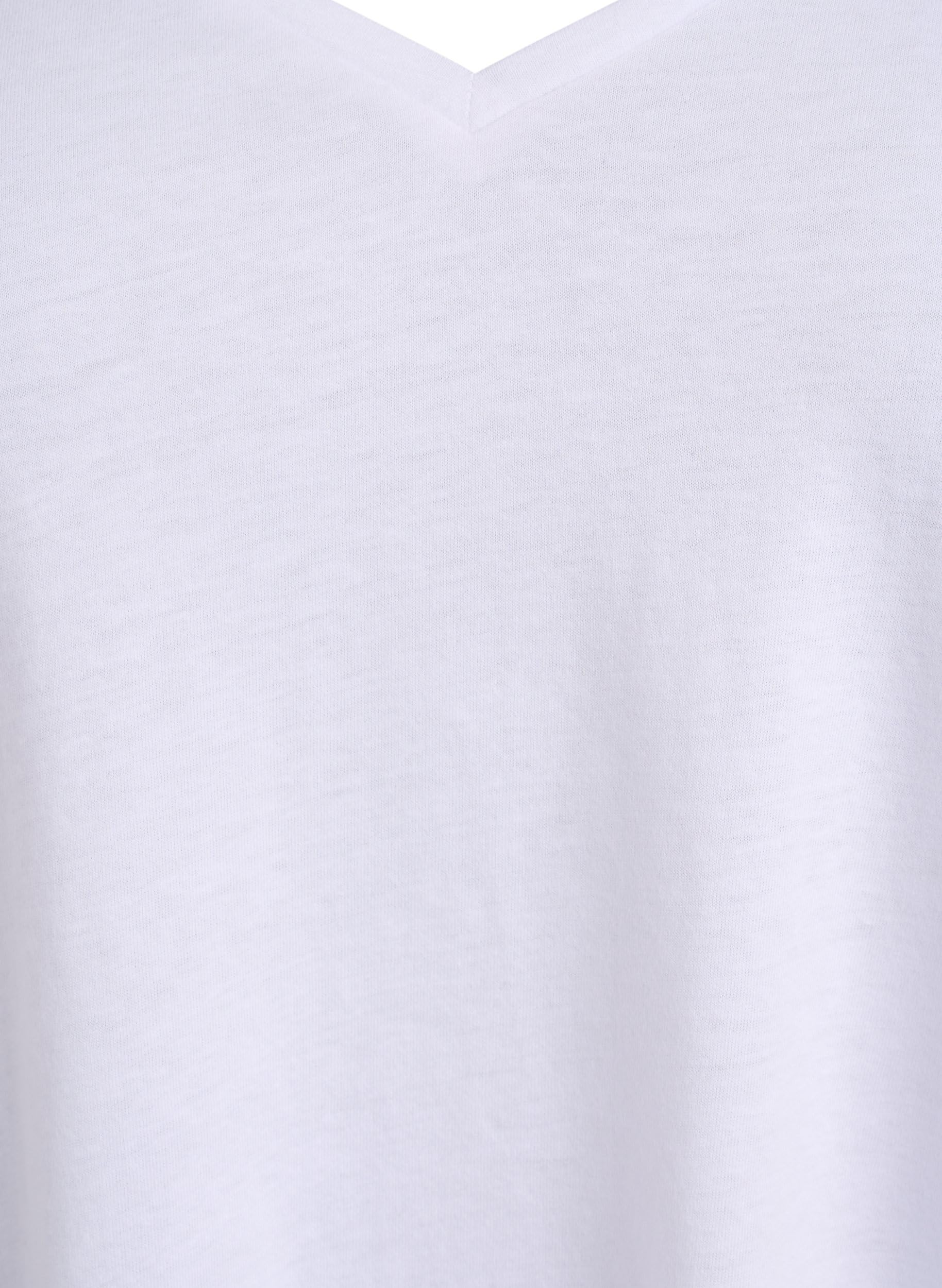 Zizzi Flash by T-Shirt V-Ausschnitt 2er-Pack Große Größen