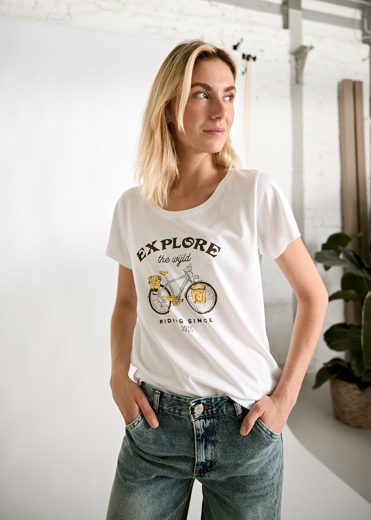 Wijld Woodshirt Lena Explore Damen T-Shirt Lyocell