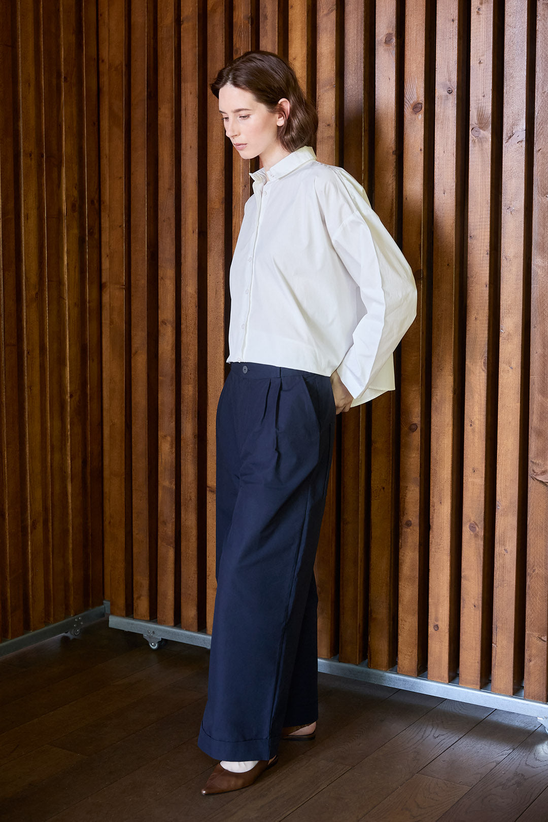 Christiane Strobel MARICO Bundfaltenhose Bio-Baumwolle