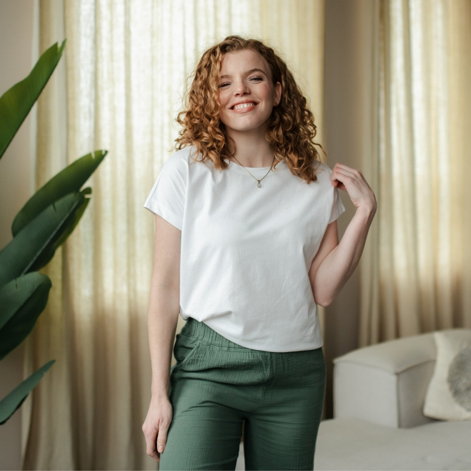NORDLICHT Nela T-Shirt lockere Passform Bio-Baumwolle Gr.XS-XL