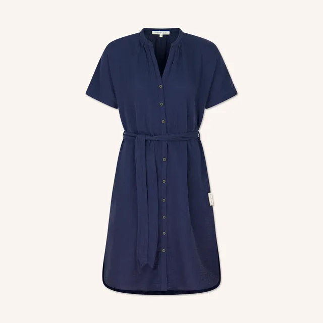 Nordlicht Ella Musselin Blusenkleid Damen mit Taschen