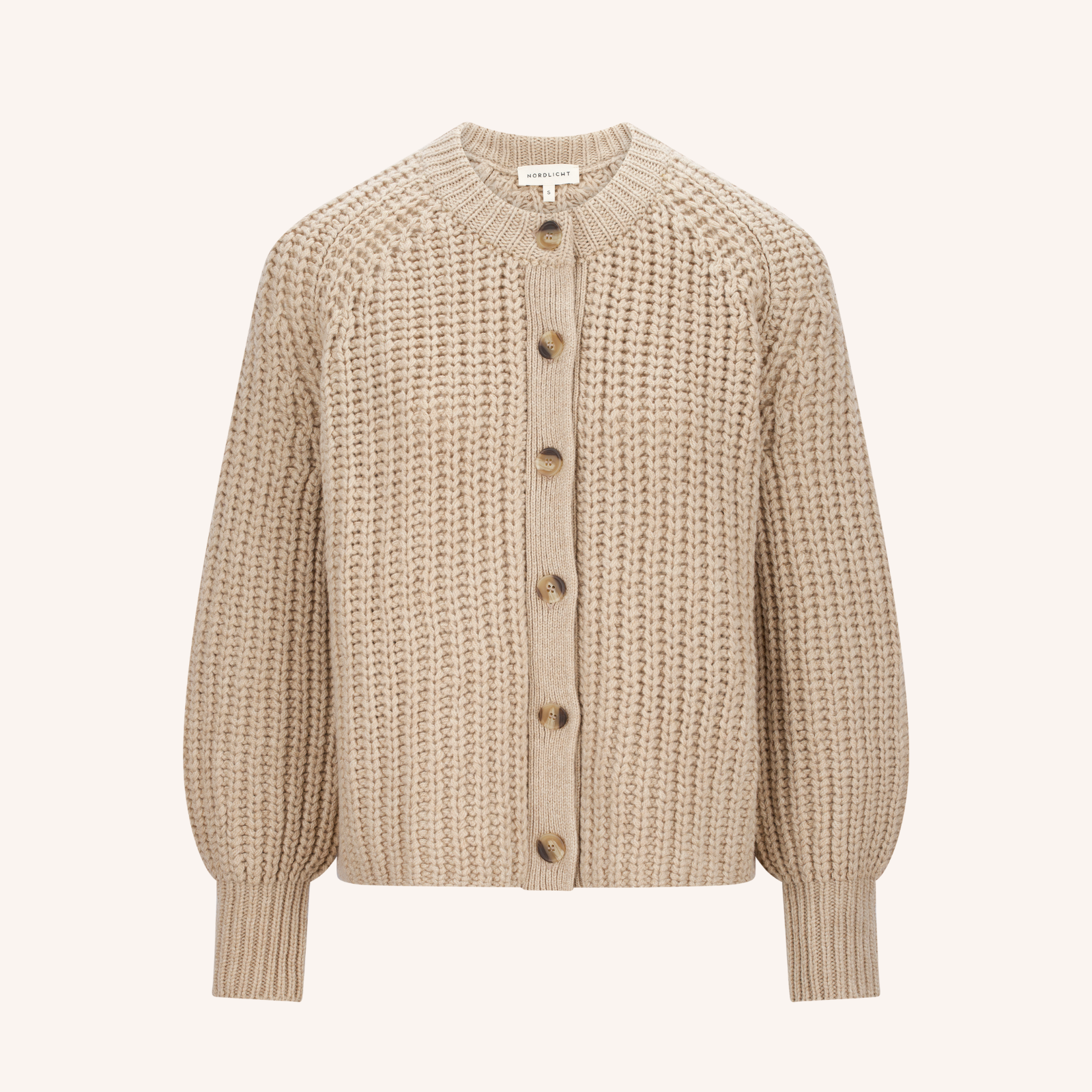 Nordlicht Mette Strickjacke Cardigan recycelte Wolle