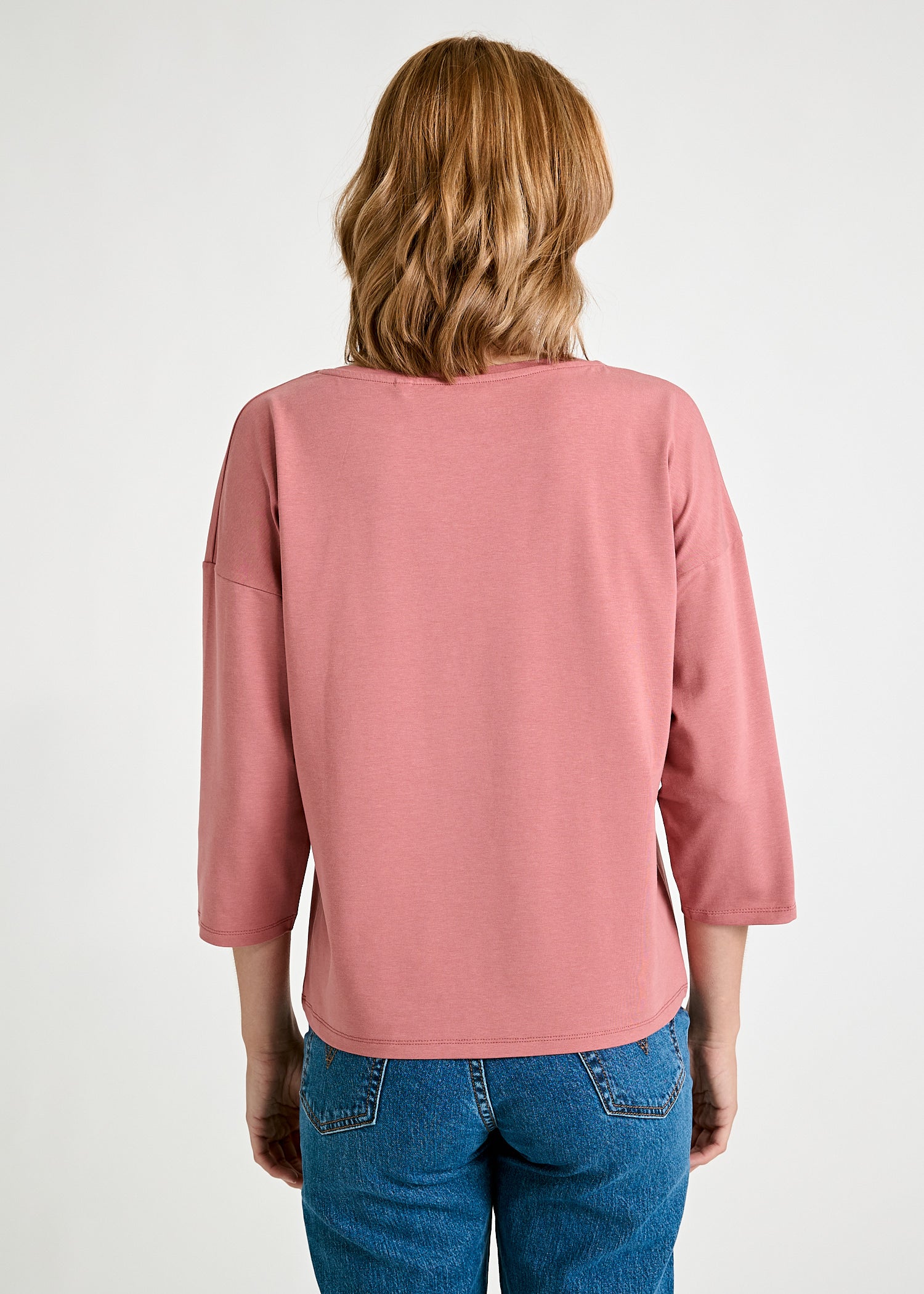 Wijld Christin Rosewood Langarmshirt Damen 3/4-Arm Lyocell