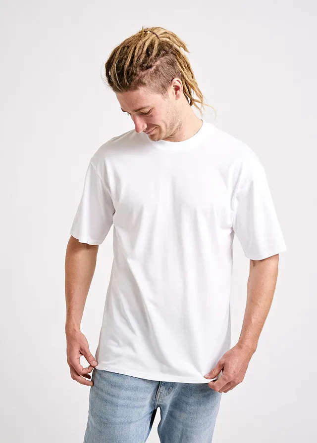 Wijld James T-Shirt Herren Bright White Holz Regular