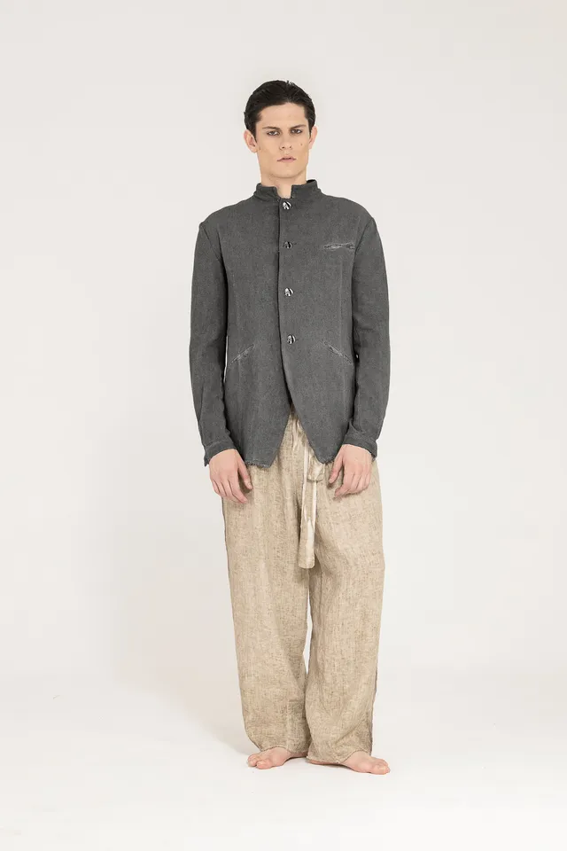Sanctamuerte Capispalla Blazer Baumwolle Leinen