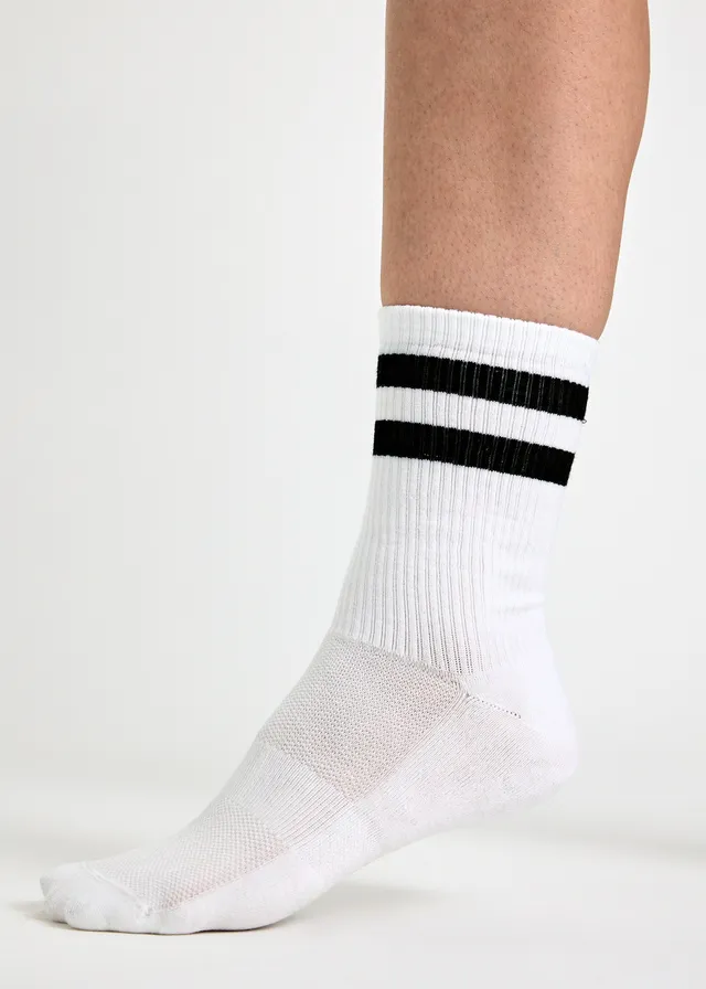 Wijld Woodsocks Tennissocken White Black Lyocell