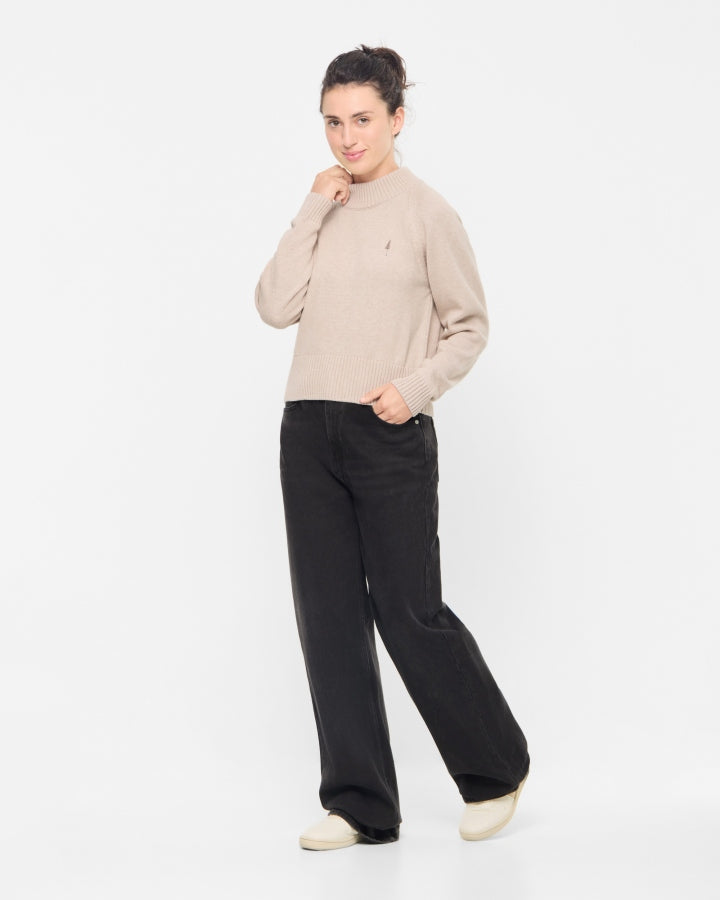 NIKIN TreePullover Cosy Damenpullover Beige
