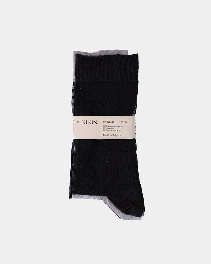 NIKIN TreeSocks Circular 3-Pack Socken Multicolor