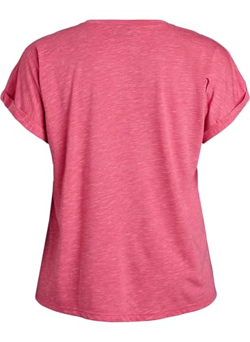 Zizzi Active T-Shirt Große Größen Melon 50-52 locker