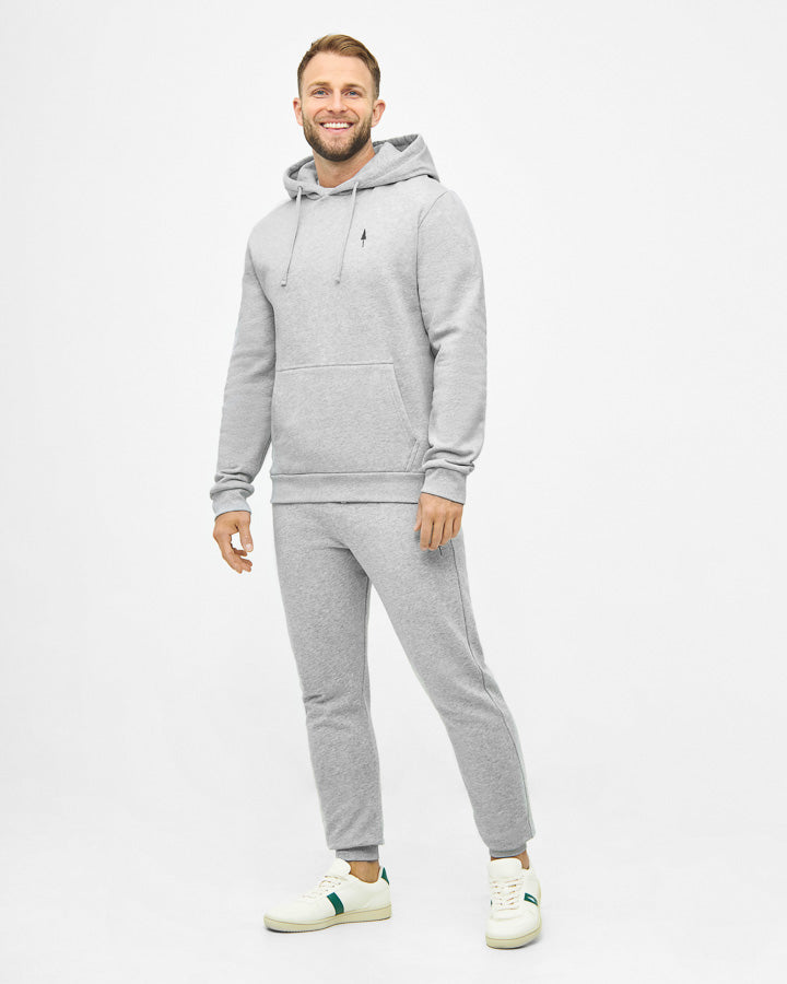 NIKIN TreeHoodie Grey Mel Hoodie Bio-Baumwolle Grau