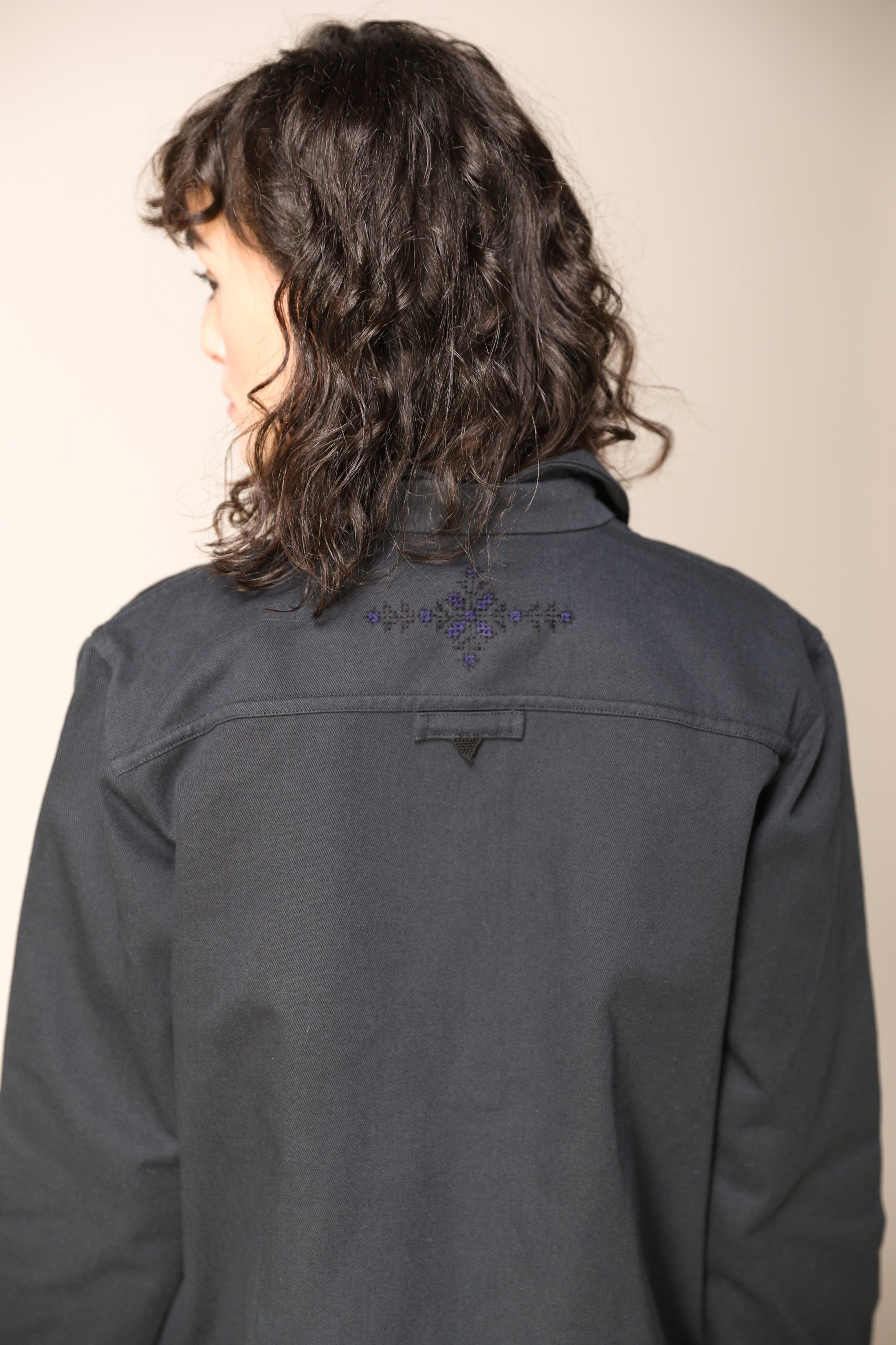Christiane Strobel ELIN Workwear Jacke Bio-Twill Schwarz